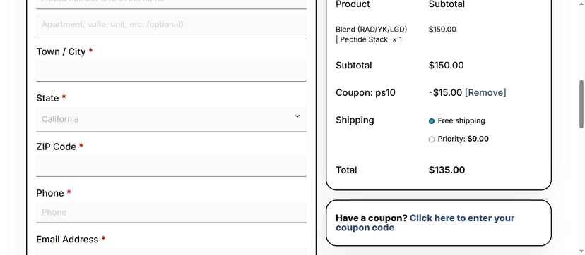 Patriot Peptide Discount - 20% Off on Tirzepatide Peptide