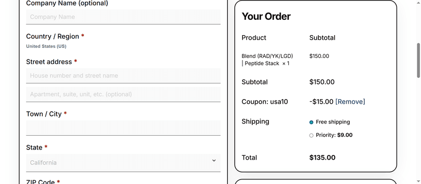 Patriot Peptide Coupon Code - Get 10% Off at Checkout